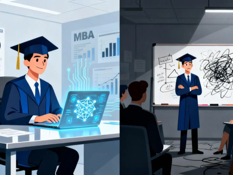 The MBA Credibility Gap: When AI Proficiency Masks Analytical Deficits - Professional coverage