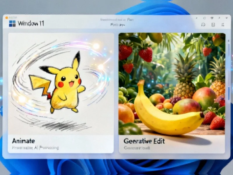 Microsoft's Paint Evolution: AI Animation and Generative Editing Reshape Digital Creativity - Professional coverage