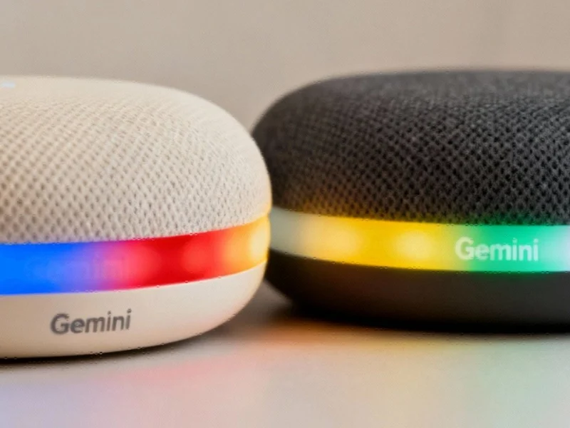 Google’s Nest Speakers Signal AI Evolution with Dynamic Gemini Color Palette