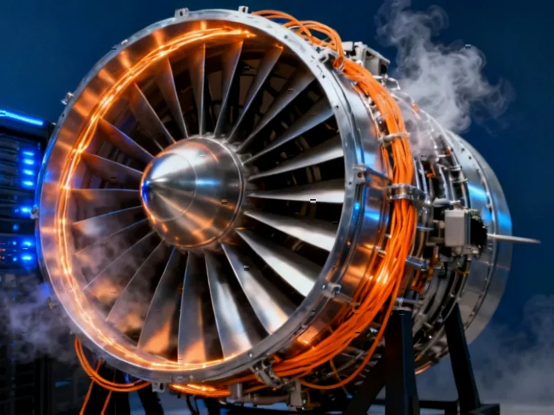 Aircraft Engines Repurposed as Datacenter Power Solutions Am - AI Energy Demands Strain Power Infrastructure The explosive gr